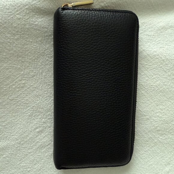 Black Cuyana Zip Wallet - Picture 3 of 4